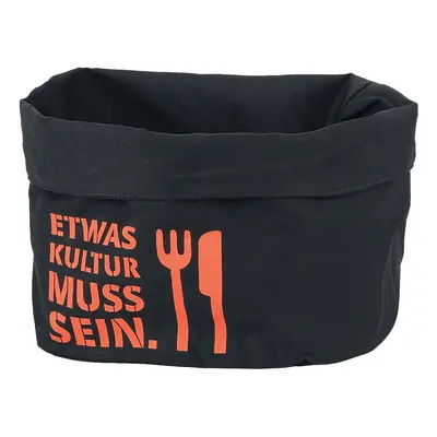 Rammstein Etwas Kultur muss sein. - Brotkorb Storage Box black orange