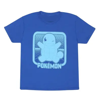 Pokémon Schiggy Retro Arcade T-Shirt blue