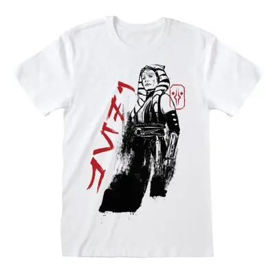 Star Wars Ahsoka - Ink Text T-Shirt white