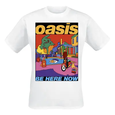 Oasis Be Here Now Colour T-Shirt white