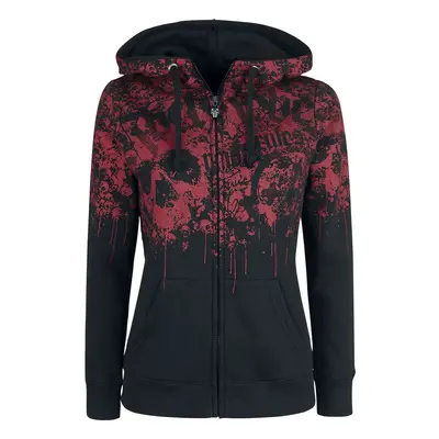 Rock Rebel by EMP Freaking Out Loud Hooded zip black