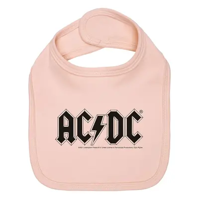 AC/DC Metal-Kids - Logo Bib light pink