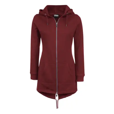 Urban Classics Ladies Sweat Parka Hooded zip burgundy