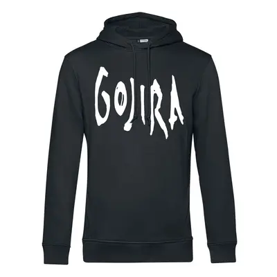 Gojira Woodblock Whales Hooded sweater black