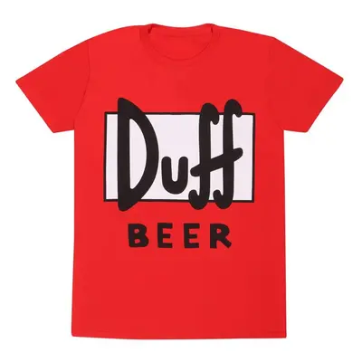 The Simpsons Duff T-Shirt red