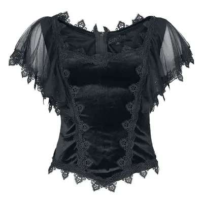 Sinister Gothic Gothic Top Top black