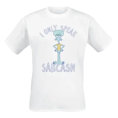 SpongeBob SquarePants Sarcasm only T-Shirt white