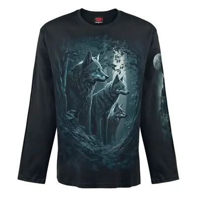 Spiral Forest Guardians Long-sleeve Shirt black