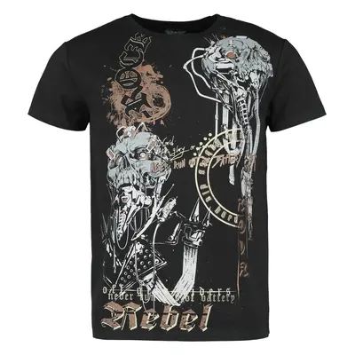 Rock Rebel by EMP T-shirt with old school snake print T-Shirt black