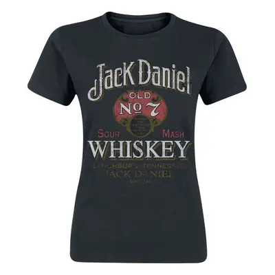 Jack Daniel's Vintage Distress T-shirt T-Shirt black