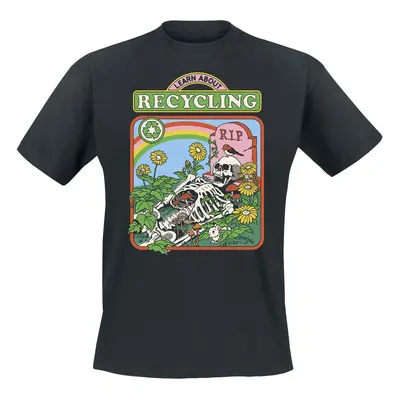 Steven Rhodes Learn About Recycling T-Shirt black