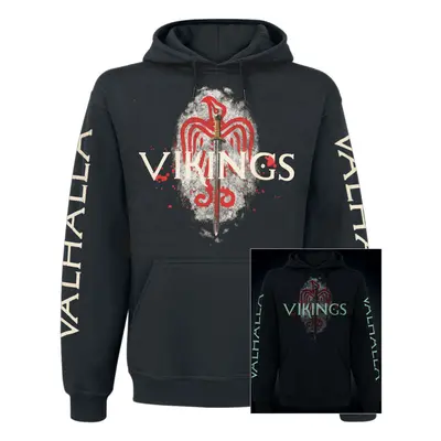 Vikings Valhalla Hooded sweater black