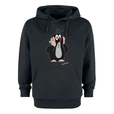 The Mole Uh Oh! Hooded sweater black