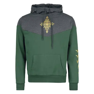 The Lord Of The Rings Rohan Hooded sweater green grey