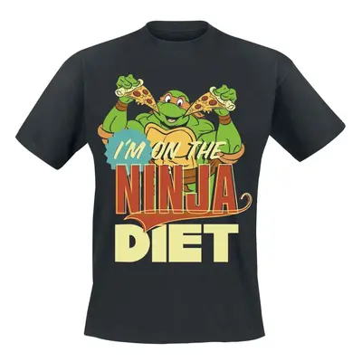 Teenage Mutant Ninja Turtles I'm on the Ninja Diet T-Shirt black