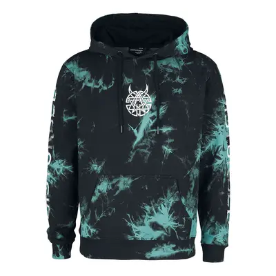 Disturbed EMP Signature Collection Hooded sweater turquoise black