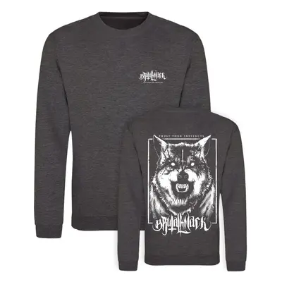 Brutal Knack Instincts Crewnec Sweatshirt anthracite