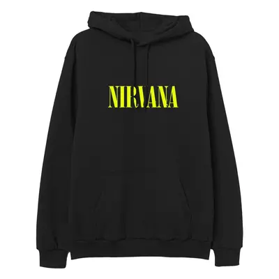 Nirvana Yellow Angel Hooded sweater black