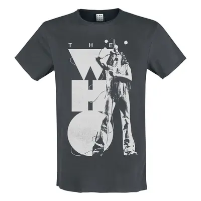 The Who Amplified Collection - Roger Singing T-Shirt charcoal