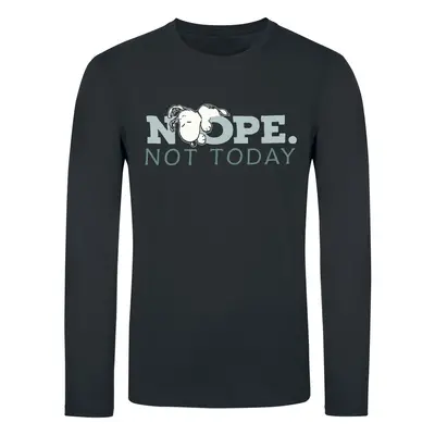 Peanuts Nope. Not Today - Snoopy Long-sleeve Shirt black