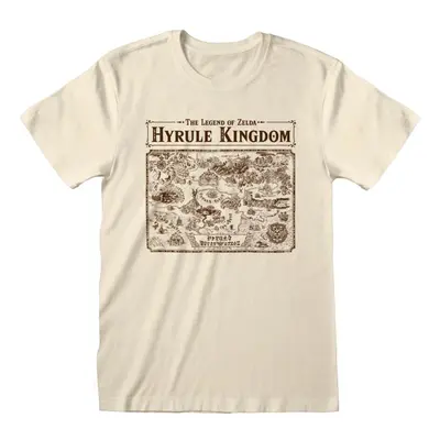 The Legend Of Zelda Map of Hyrule T-Shirt off white