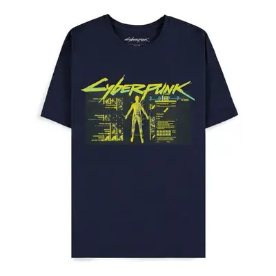 Cyberpunk 2077 - Vitruvian Man T-Shirt navy