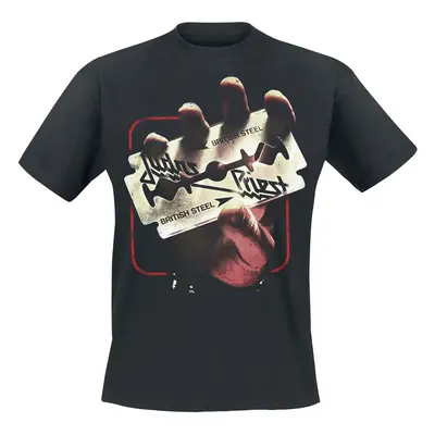 Judas Priest British Steel 50HMY Tour T-Shirt black