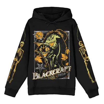 Blackcraft Cult Vintage Halloween Cat Hoodie Jacket Hooded sweater black