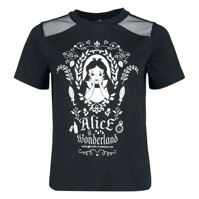 Alice in Wonderland Mirror T-Shirt black