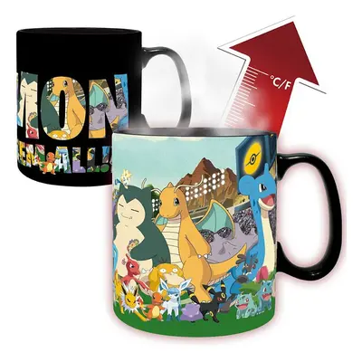 Pokémon Gotta catch ‘em all - Mug with thermal effect Cup multicolor