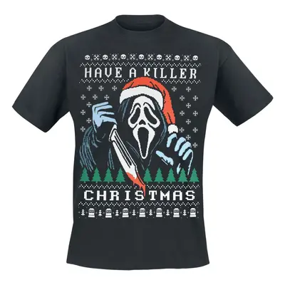 Scream (Film) Ghostface - Have A Killer Christmas T-Shirt black