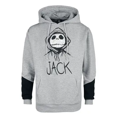 The Nightmare Before Christmas Jack Hooded sweater mottled grey