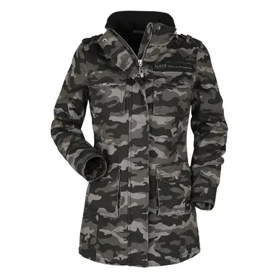 Black Premium by EMP Ladies Field Jacket Winter Jacket dark camo