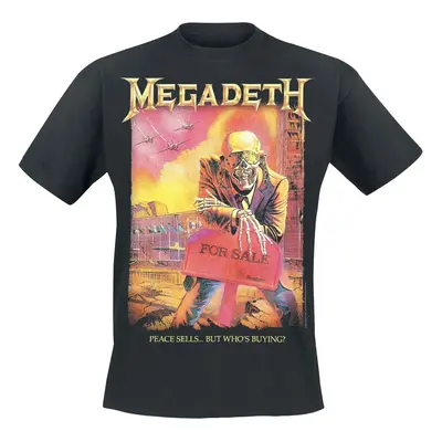 Megadeth Peace Sell Setlist Vintage T-Shirt black