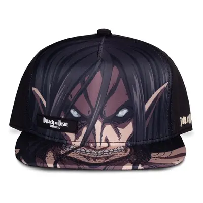 Attack On Titan Eren Jaeger Cap black