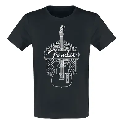 Fender Monoline Guitar T-Shirt black