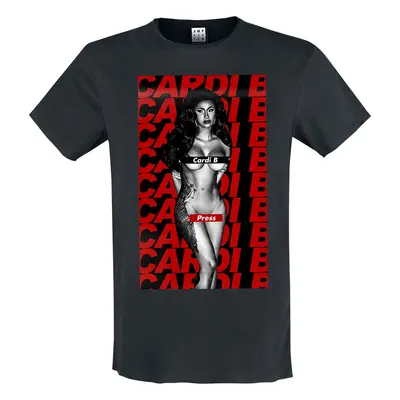 Cardi B Amplified Collection - Press T-Shirt black