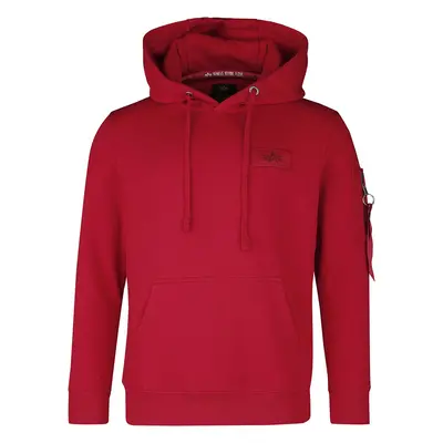 Alpha Industries Back print hoodie Hooded sweater red