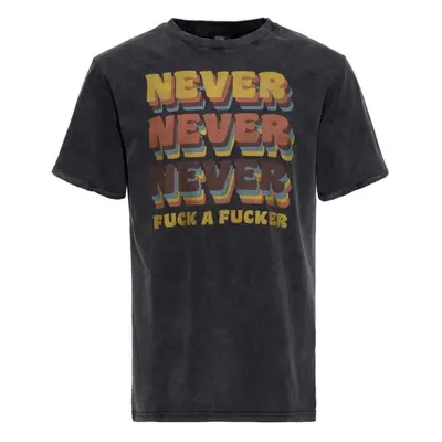 King Kerosin Never Never Never T-Shirt grey