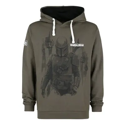 Star Wars The Mandalorian - Bounty Hunter Hooded sweater khaki