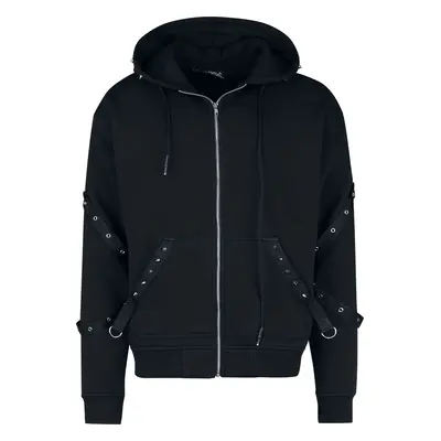 Heartless Cosmo Hood Hooded zip black