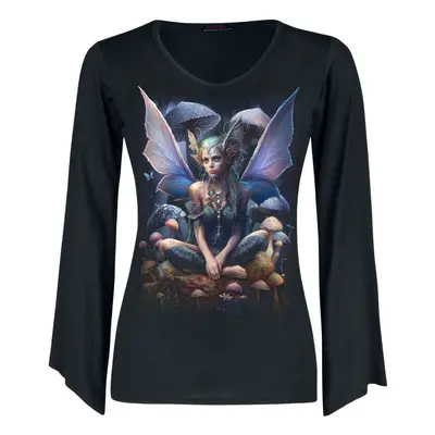 Spiral Magical Long-sleeve Shirt black