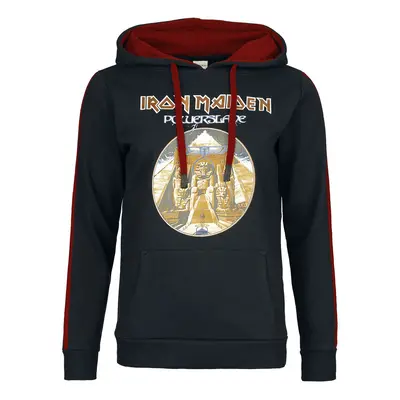 Iron Maiden Powerslave Hooded sweater black red