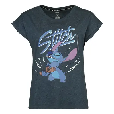 Lilo & Stitch Stitch - Music T-Shirt navy