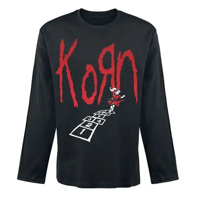 Korn Hopscotch Tracklist Long-sleeve Shirt black