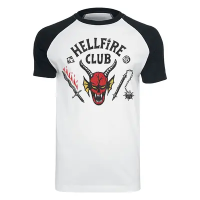 Stranger Things Hellfire Club T-Shirt white black