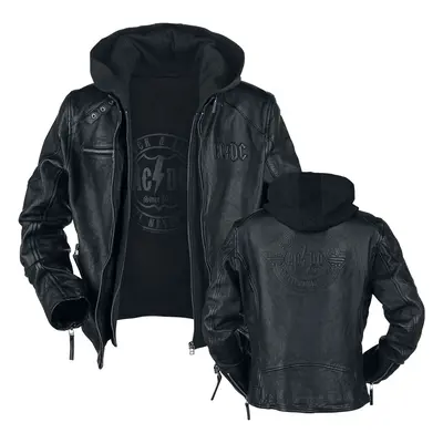 AC/DC Rock & Roll - Will Never Die Leather Jacket black