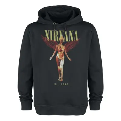 Nirvana Amplified Collection - In Utero Dark Night Hooded sweater black