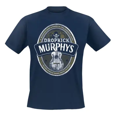 Dropkick Murphys Beer Label T-Shirt navy