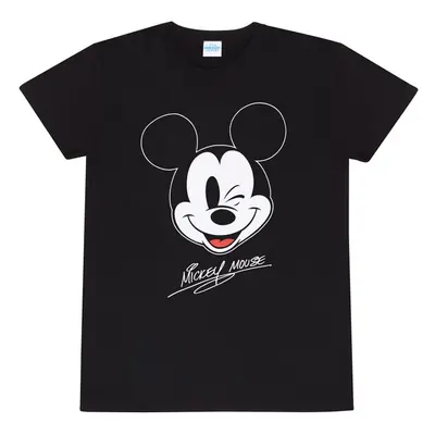 Mickey Mouse Mickey Face T-Shirt black